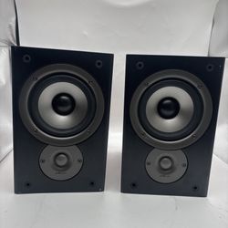 Polk Audio Monitor 30 Series II Cherry Bookshelf Speakers Home Audio NO GRILLS
