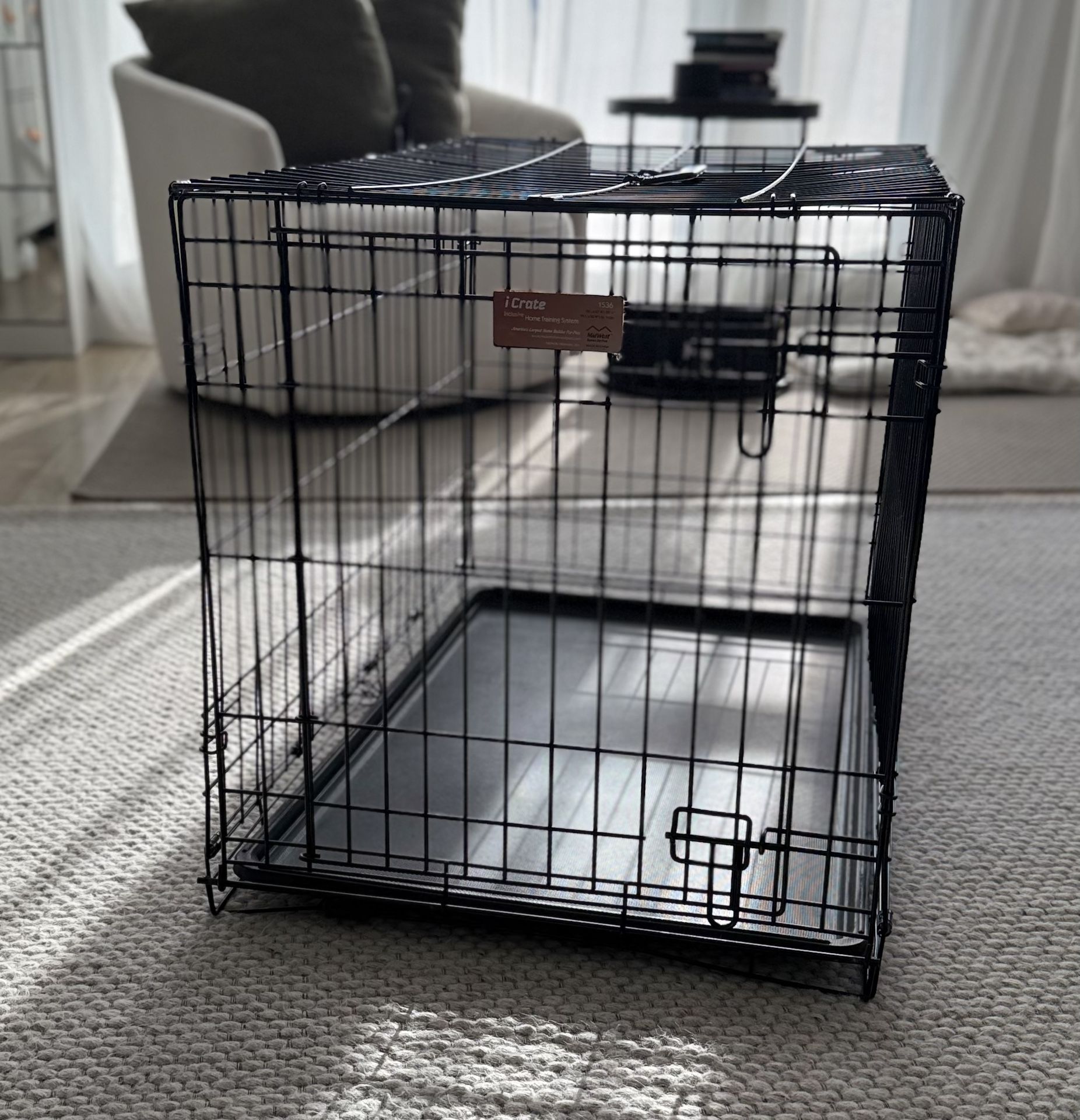 Large Dog Crate + Crate Cover