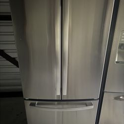 GE 3 Door Refrigerator 