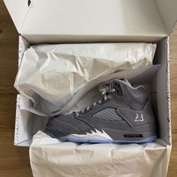 New  Nike Jordan 5 “wolf grey” size 10.5