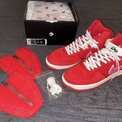 Nike Air Force One High Top Red