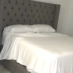 Queen Upholstered Bed Frame