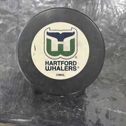 Vintage Hartford Whalers Hockey Puck