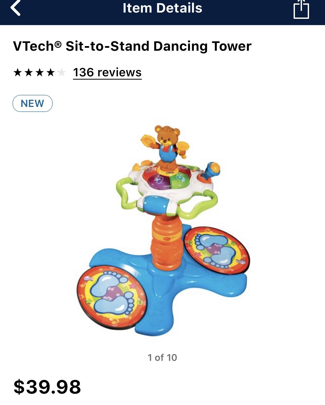 Vtech dancing tower new box Toys