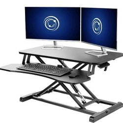Desk Riser and Monitor Arms