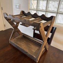 Wine Rack Glass Holder Cork Storage 