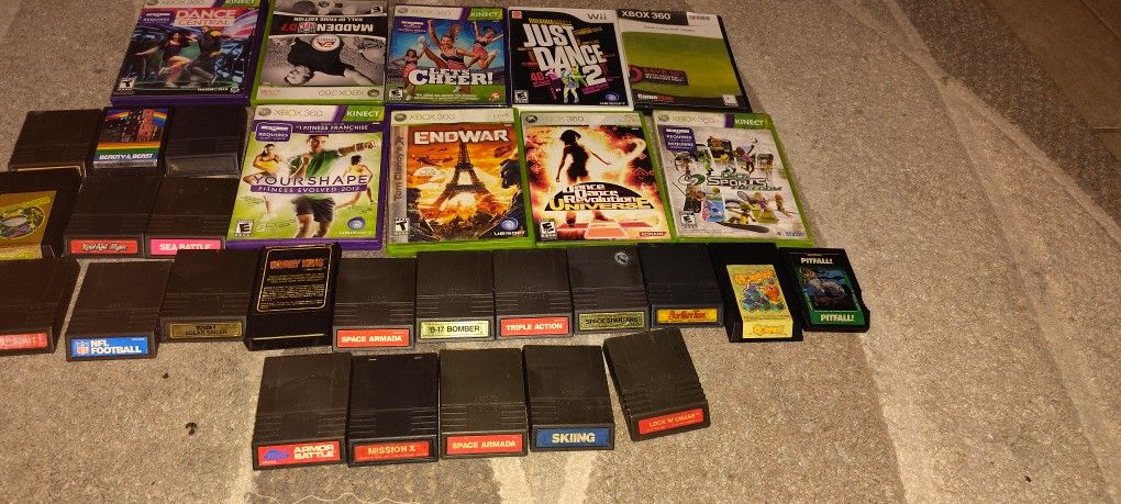 Xbox 360/ Atari Vintage Games...
