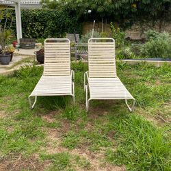 Two Pool Chairs