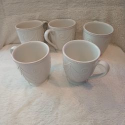 French Perle White Mug
by Lenox 12 Oz. 5 Count 
