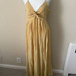 Yellow summer dress