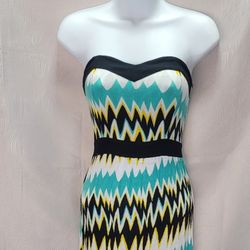Ethnic Strapless Dress