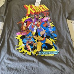 Men T Shirt X Man Size: Large
