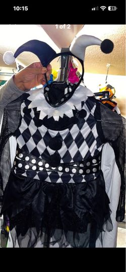Toddler clown costume