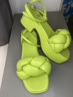 Jeffrey Campbell braided platform sandals