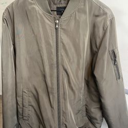 Forever 21 Bomber Jacket OD Green L