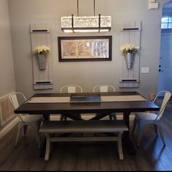 Farmhouse Dining Table Set