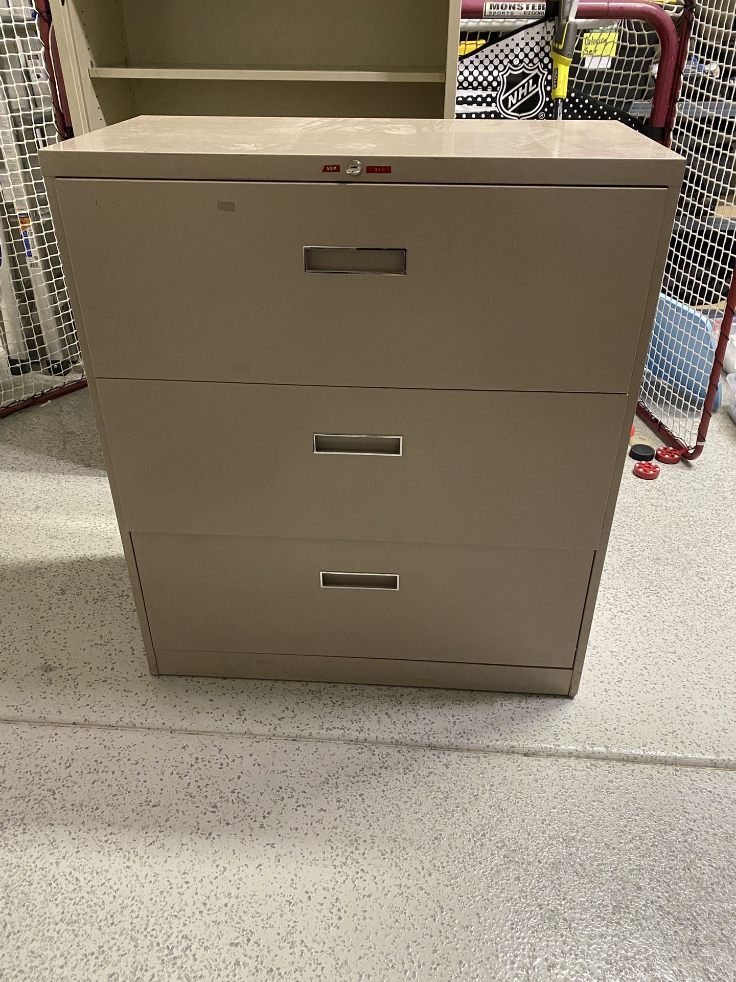 File Cabinet and metal Book Case