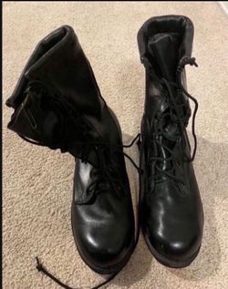 Vintage Army Military Working  Leather Size 5 1/2 Combat 🥾 Boots