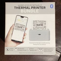 Bluetooth Wireless Thermal Printer Bundle