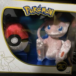 Mew With Pokeball 20th Anniversary Plush