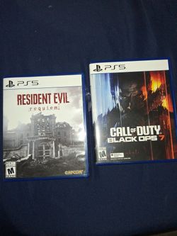 Resident evil requiem and cod bos7