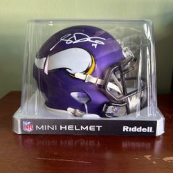 Sam Darnold Signed Fanatics Mini Helmet 