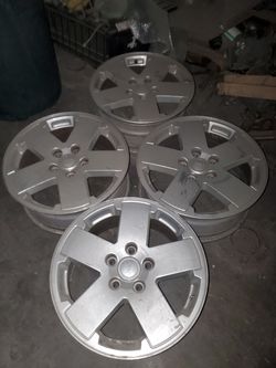 Jeep wheels factory oem 18" fit jk