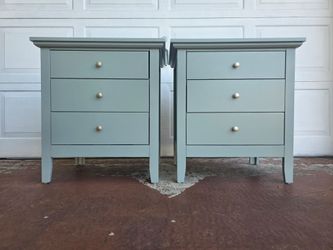 Set of 2 Matching Nightstands Freshly Refinished