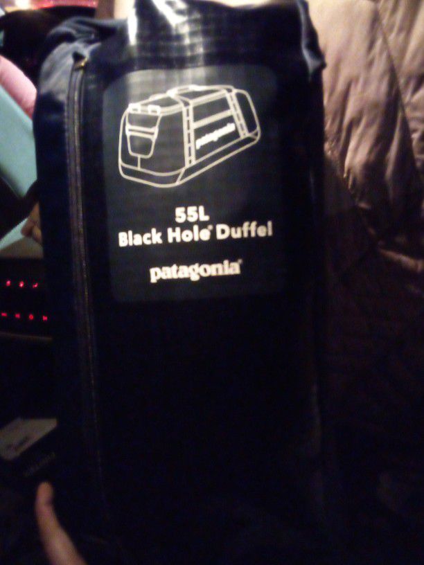Patagonia Black Duffle Bag