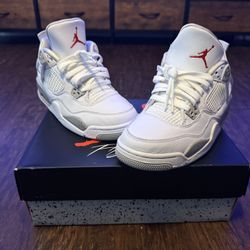 Air Jordan 4 Retro (GS) White Oreo