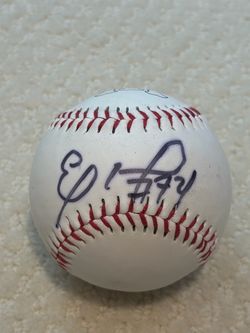 Eloy Jimenez Autographed Minor League Baseball