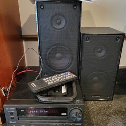 Sharp XL-HF102B Blutooth Sound System