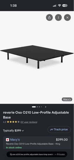 Reverie Oso O210 Low-Profile Adjustable Base King