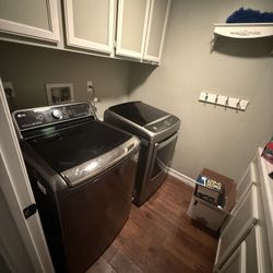 LG Top Load Washer + Kenmore Elite Dryer