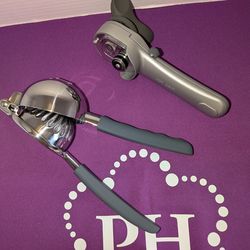 Exprimidor y abrelatas