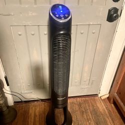 Honeywell QuietSet Tower Fan 5 Speed - Oscillating  -  w/ remote Black