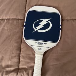 Tampa Bay Lightning NHL Pickleball Parrot Paddle