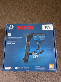 Bosch 18v crown stapler
