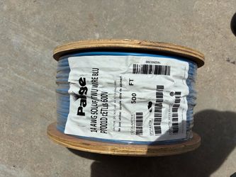 Blue Direct Burial  Wire 48V - 500 Ft Roll