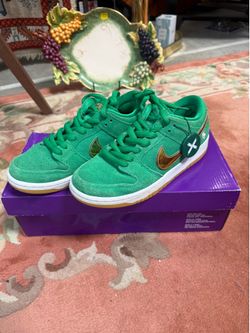 Nike Sb Dunk Low St. Patricks Day BQ6817-303 NIB Size 6