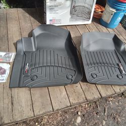 New Weather Tech GM Truck Floor Liners, Carpet Floors Only, New Condition.  $20.00.