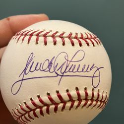 Sandy Alomar jr signed baseball