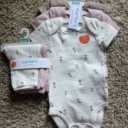 Brand New Carter’s Baby Girl Outfits – Size 3 Months