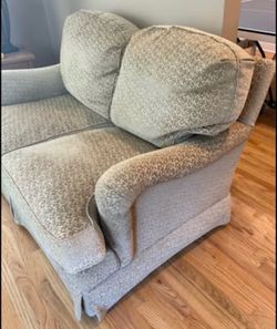 Patterned Loveseat