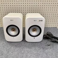 KEF LSX LT II - Wireless Hi-Fi Monitor Speakers ≈ Audiophile Sound, Bluetooth, AirPlay 2, USB-C, TV & Desktop Ready