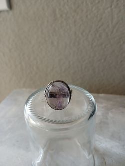 925 Silver Natural Amethyst Ring