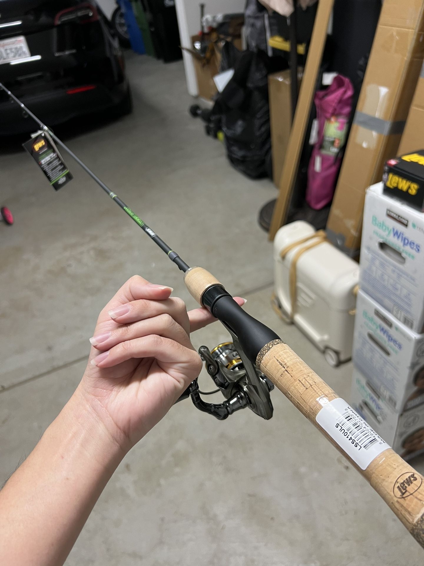 Lew’s Ultralight Spinning Rod And Reel Combo Fishing