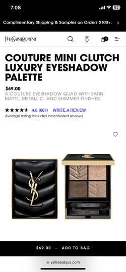 YSL COUTURE MINI CLUTCH LUXURY EYESHADOW PALETTE