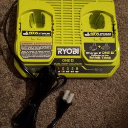 Ryobi 18v Dual-Port Charger 