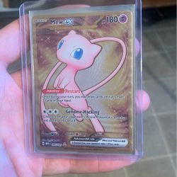 Metal Mew Pokémon Card (MADE OUT OF METAL)